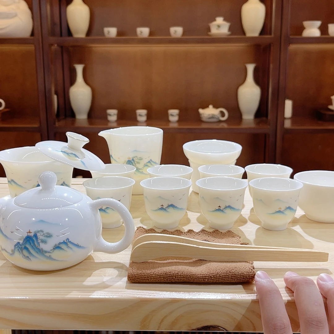 瓷片羊脂玉瓷羊脂玉瓷