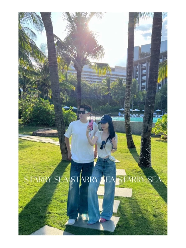 PP【萬搭牛仔】经典好版型重工洗水工艺窄版阔腿牛仔裤#PP0094KZ