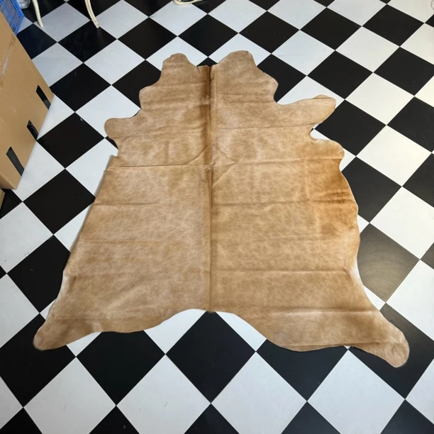 【本尼家】F41 200x170cm专拍牛皮地毯家用轻奢手工