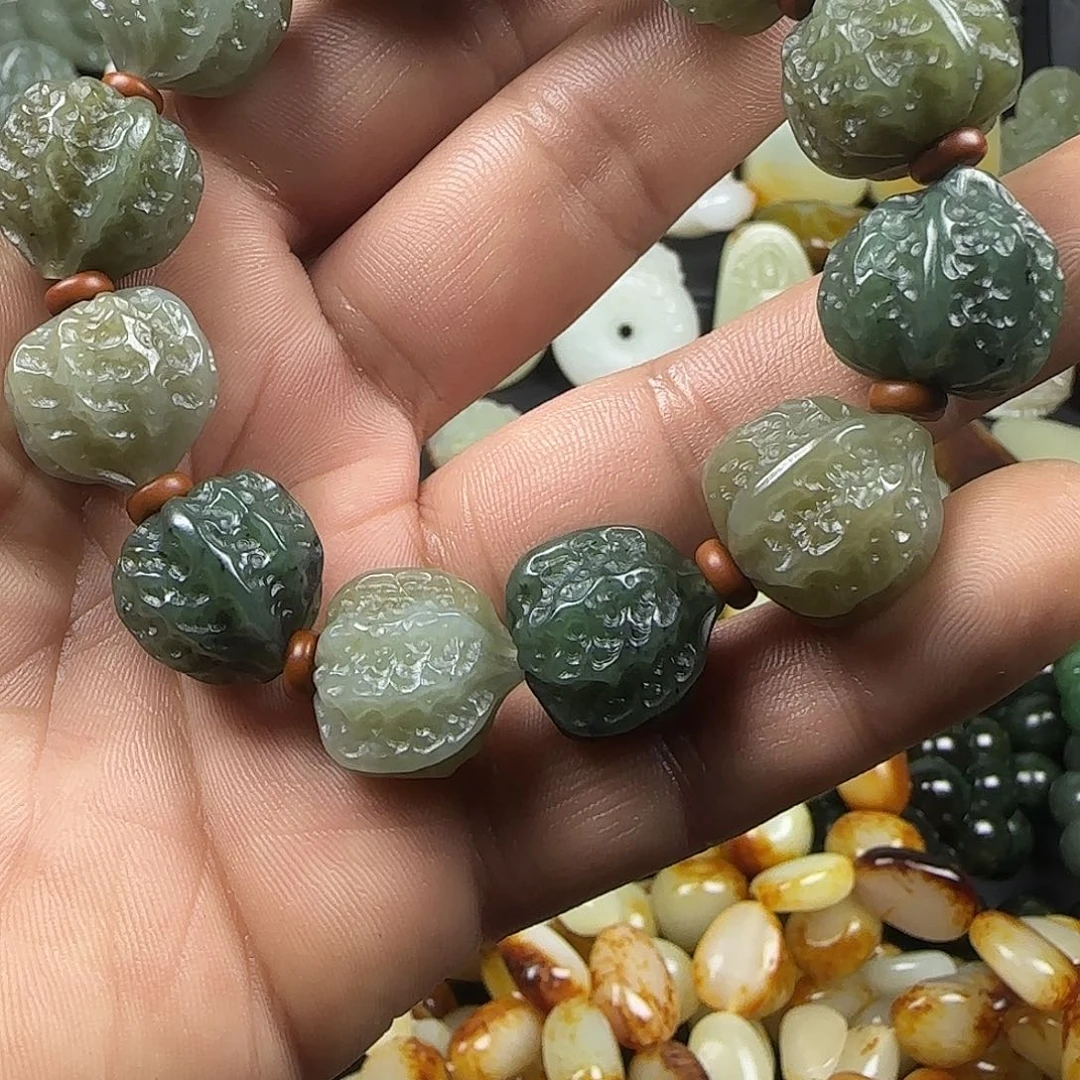 和田玉手链未镶嵌