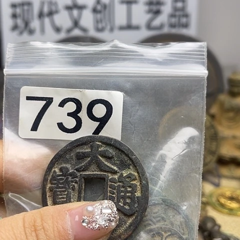 铜一*现代文创工艺品现代花钱