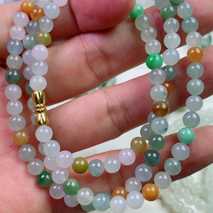 定制翡翠未镶嵌项链卡5.3