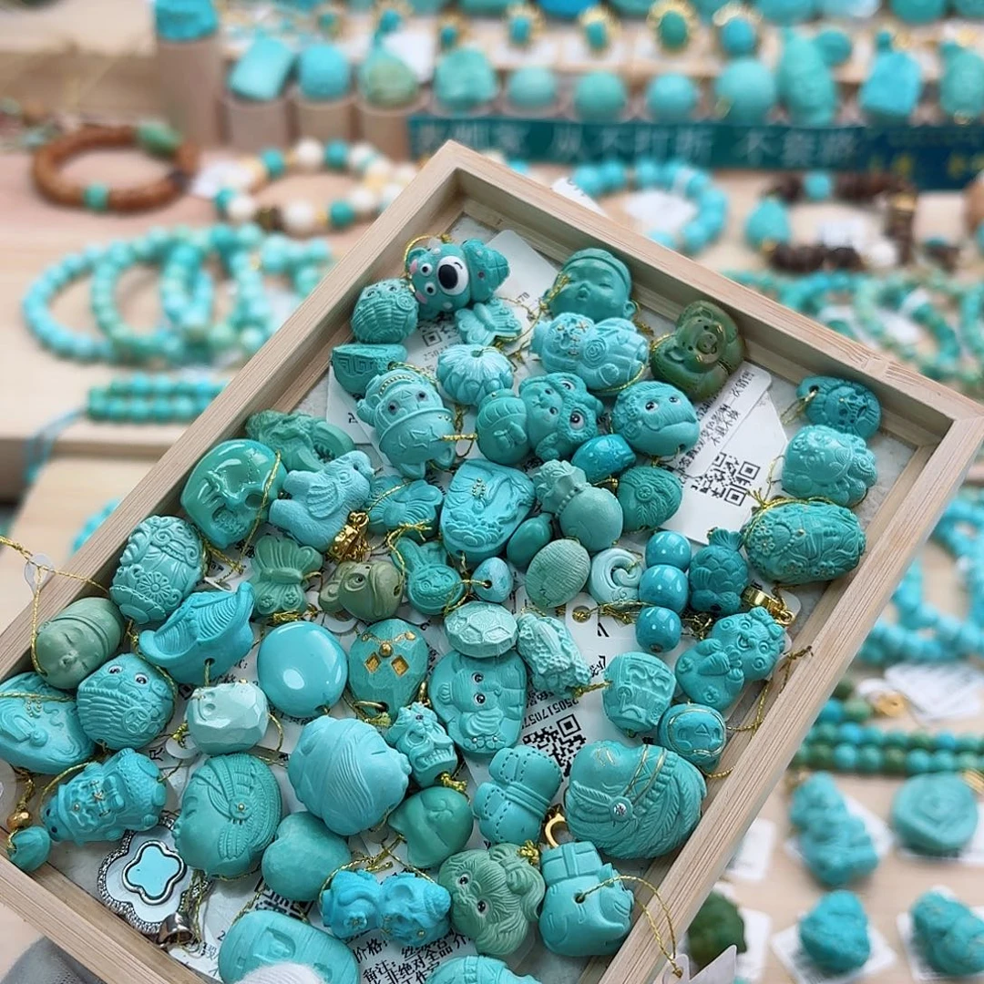 绿松石未镶嵌珠宝奇石合集