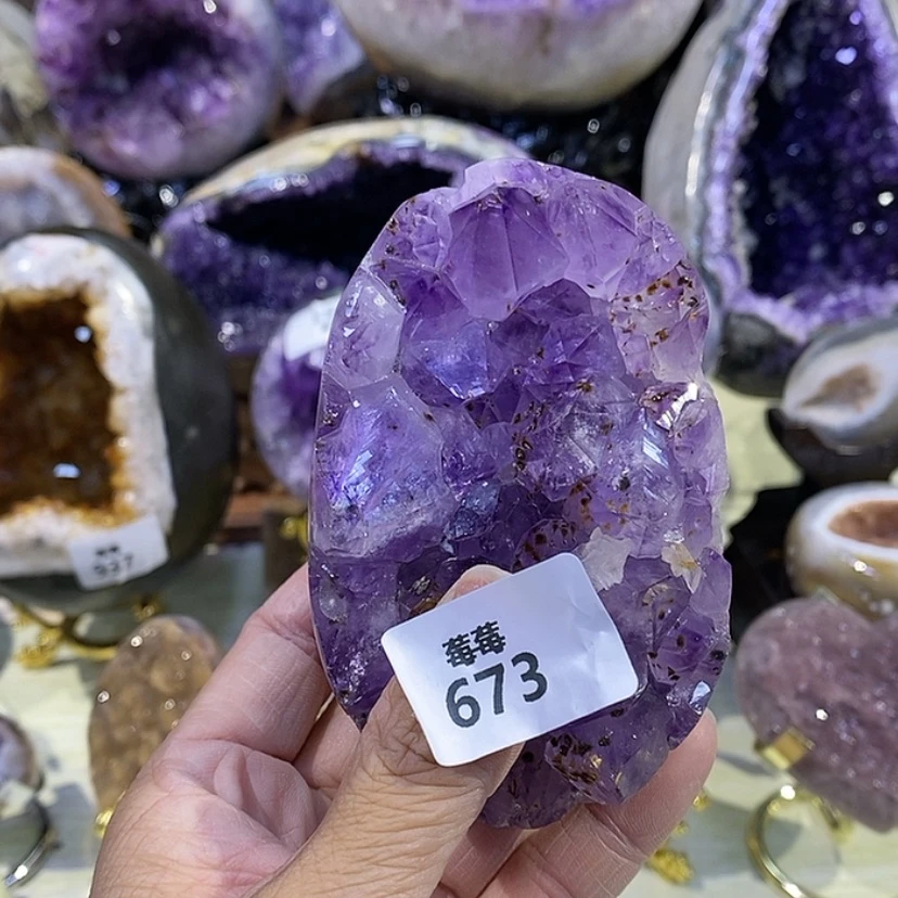 【闪购商品】未镶嵌珠宝半成品紫晶