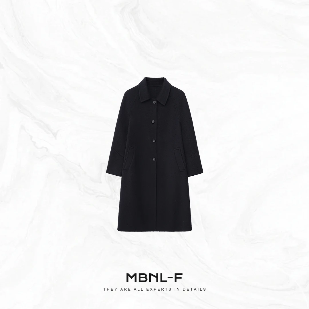 MBNL-F "风度大衣" 骆驼绒绵羊毛混纺双面呢大衣 秦磊XM-XDY6123