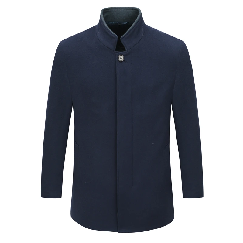 SF305圣秋冬男士直排扣保暖防风外套 时尚都市