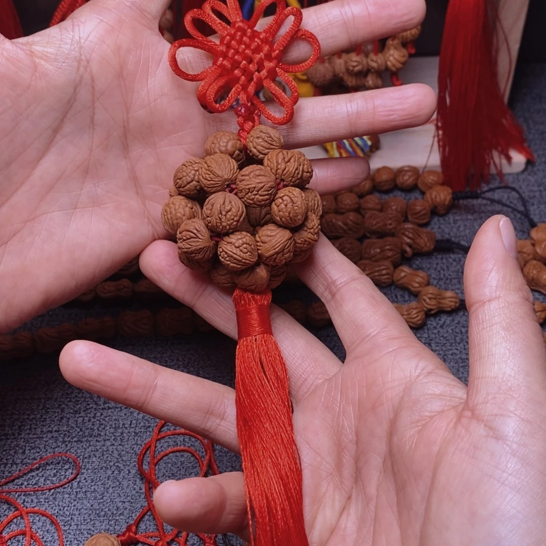 桃核吊坠桃枭挂件