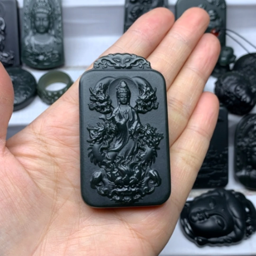 【闪购商品】和田玉颈饰未镶嵌阳****）双面雕刻