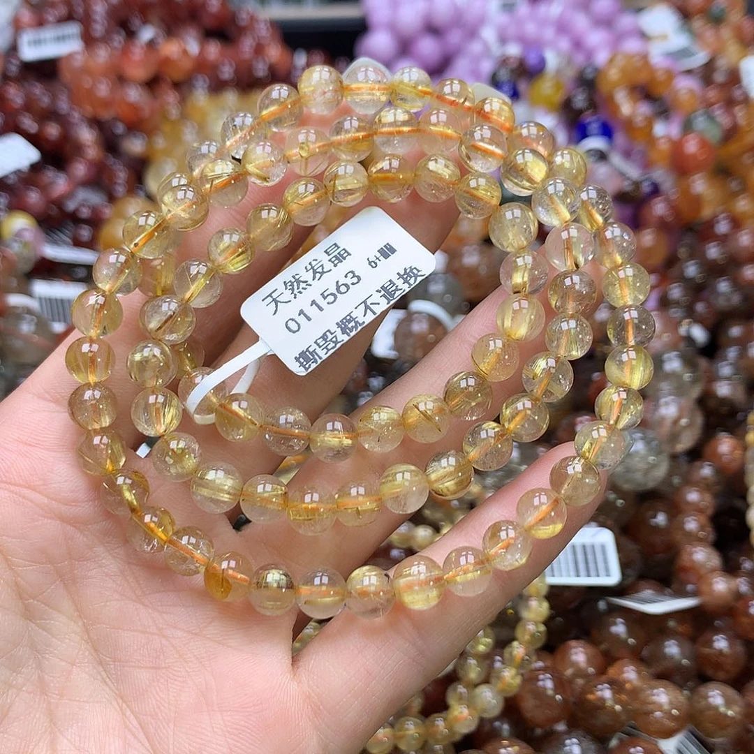 水晶手链未镶嵌，