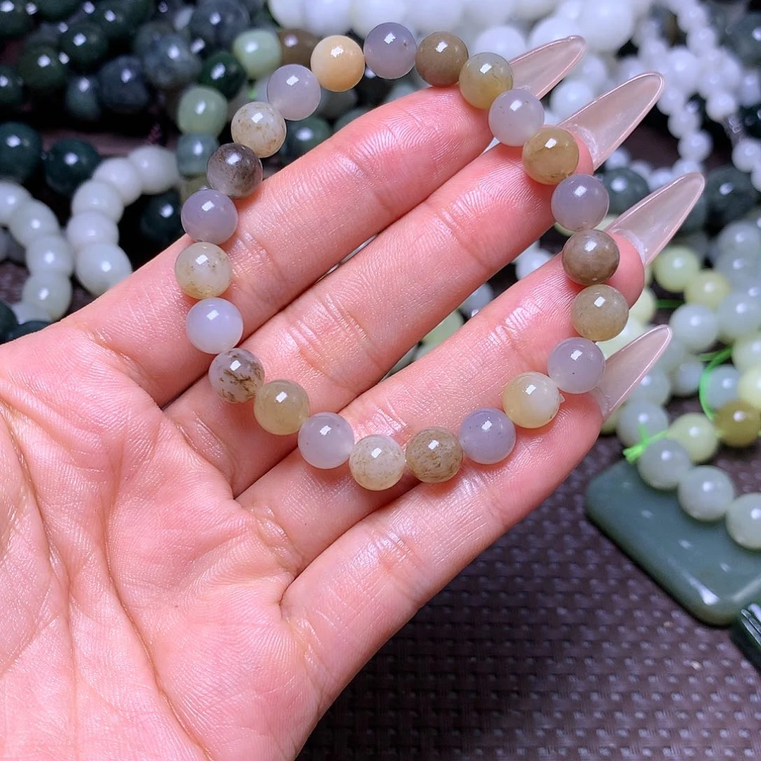 【闪购商品】和田玉未镶嵌手串卡8