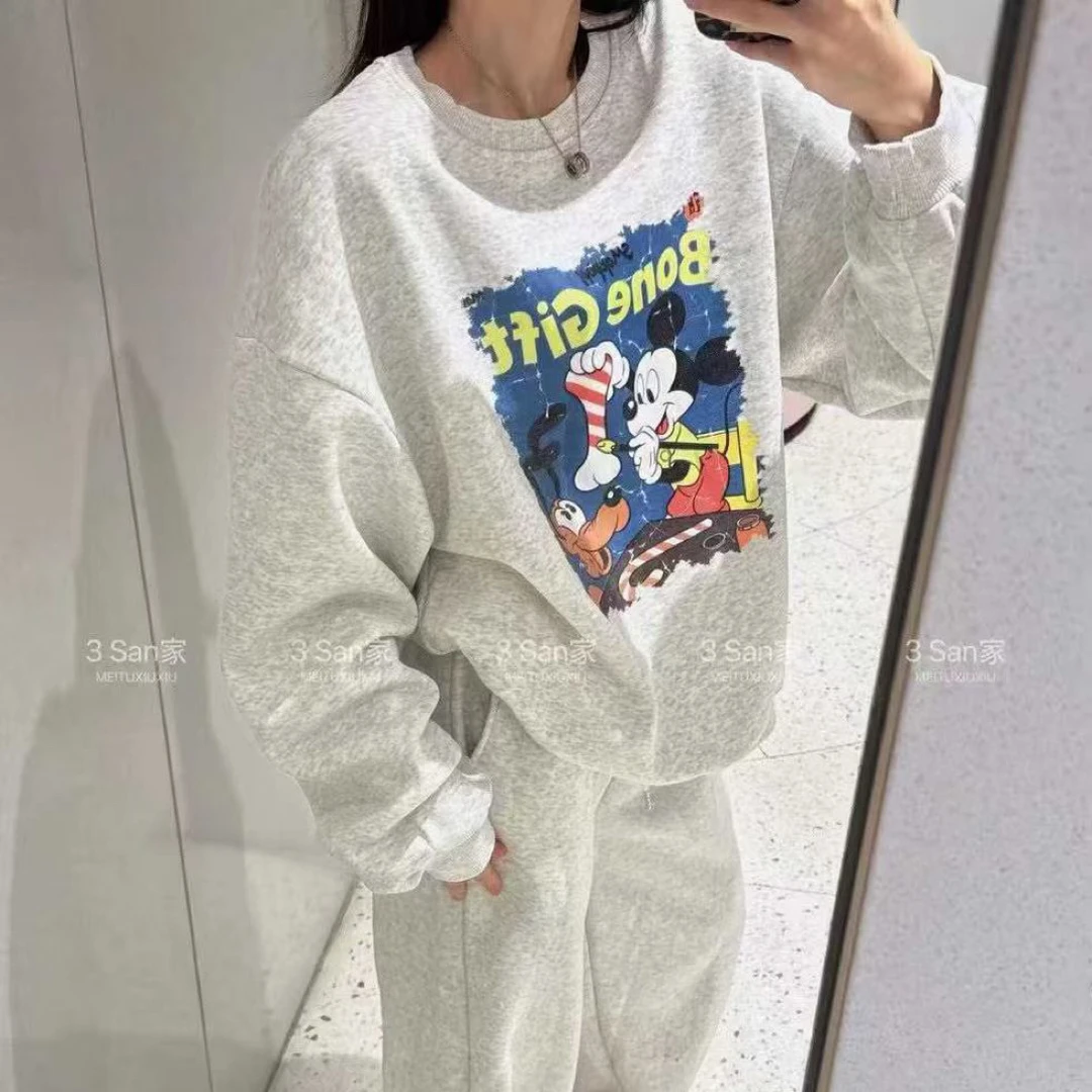 韩代米奇复合抓绒套装