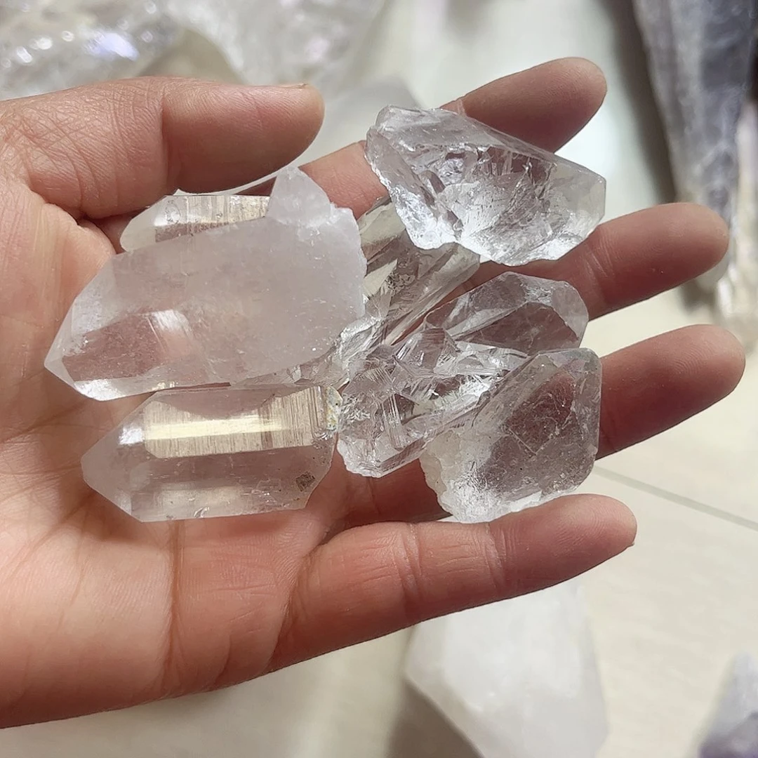 水晶天然水晶原石未镶嵌净*?