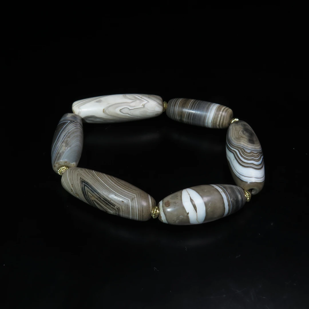 民国缠丝玛瑙串饰/MZ549579/玛瑙/民族文物