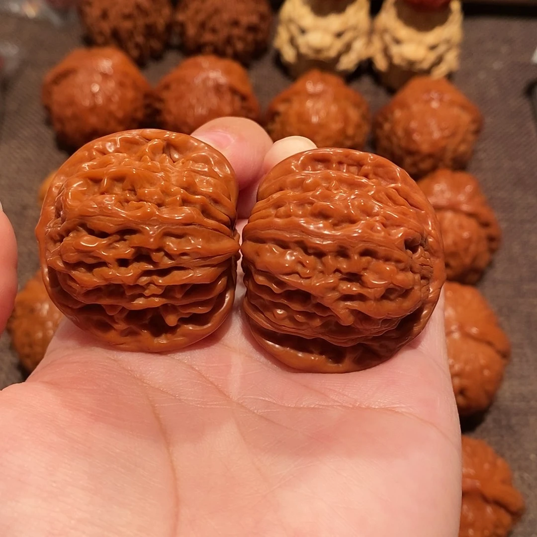 文玩核桃把件40四座楼1622