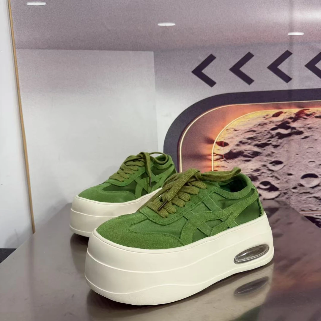 8905-1春夏新款2025圆头系带韩版简约休闲板鞋潮流百搭ins