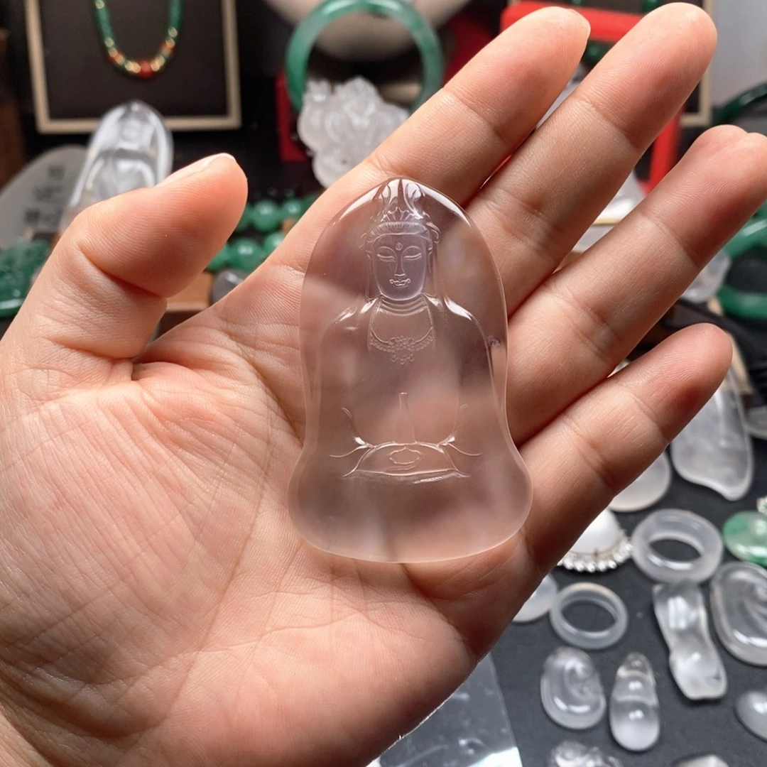 雅***皇颈饰未镶嵌石英质玉