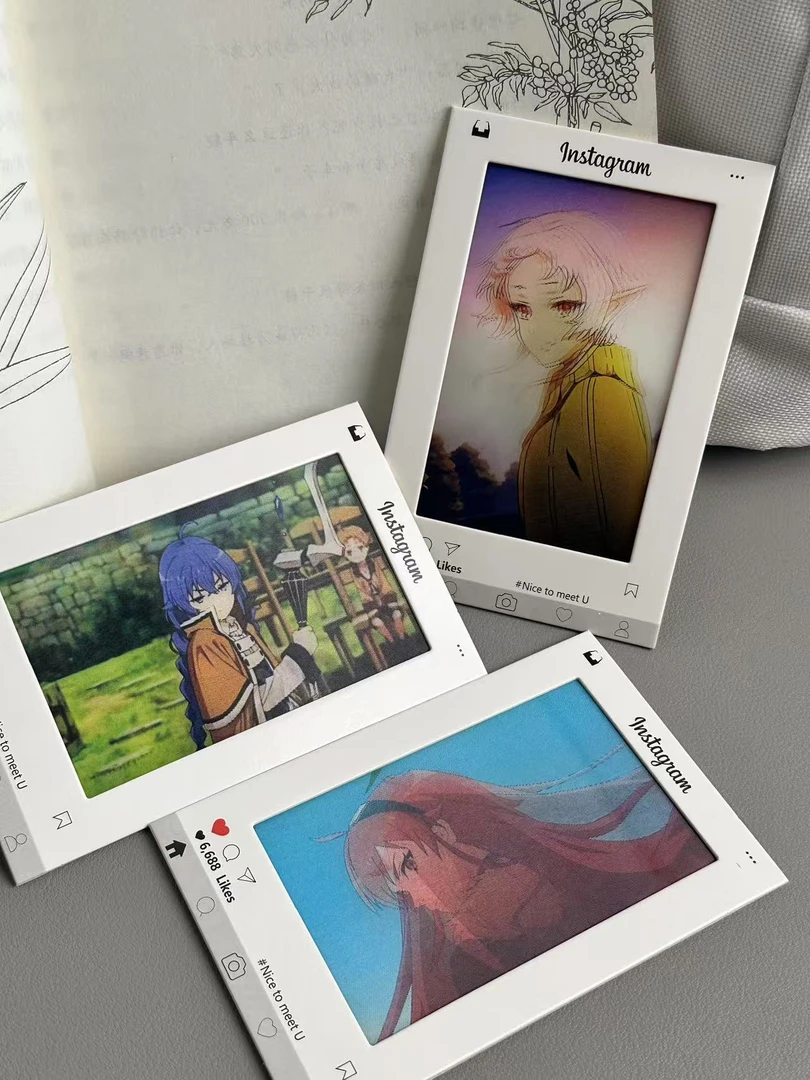 无职艾莉丝希露菲光栅卡洛琪希创意光栅卡书签高颜值卡片挂件