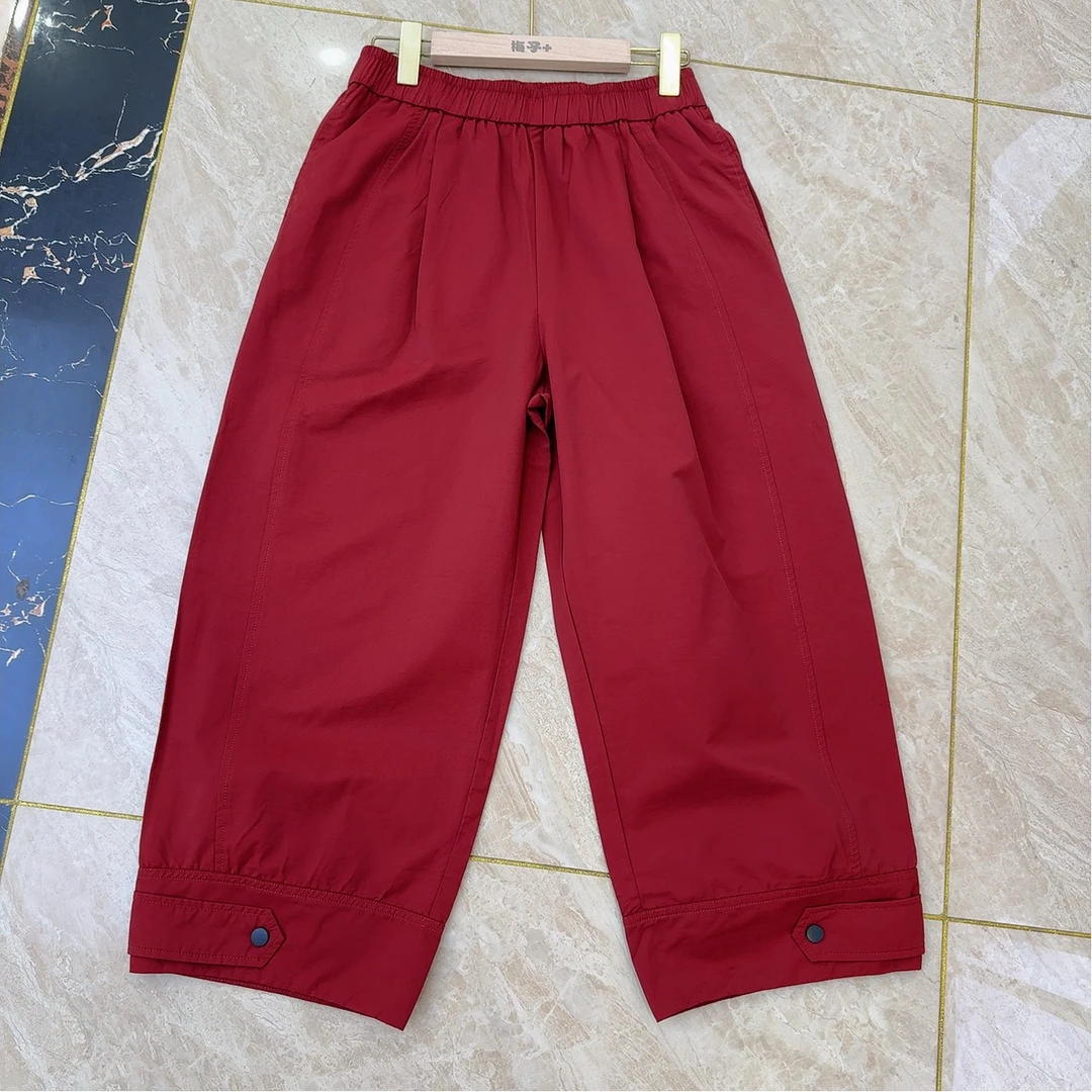 2822夏季薄款速干百搭显腿瘦防晒休闲八分裤