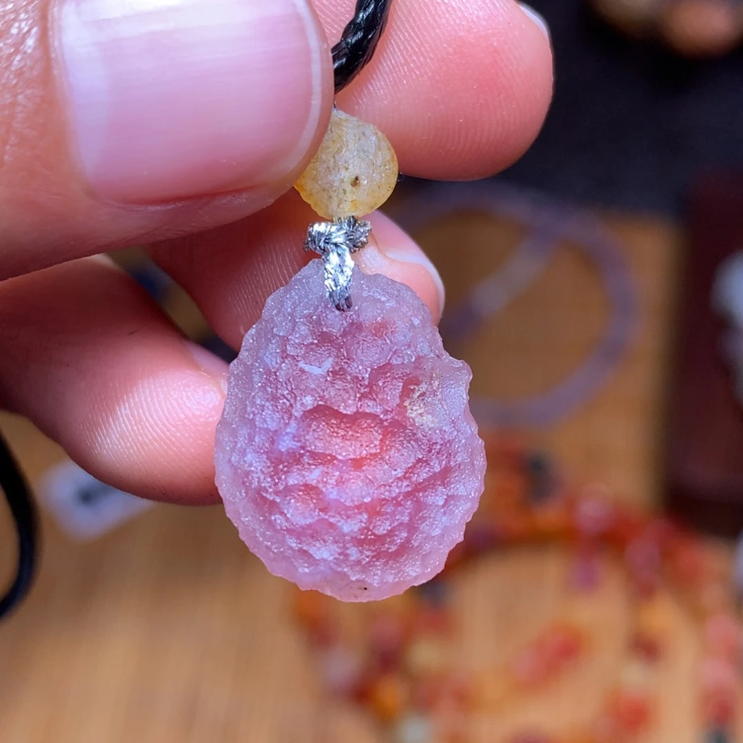 未镶嵌玛瑙/玉髓珠宝半成品