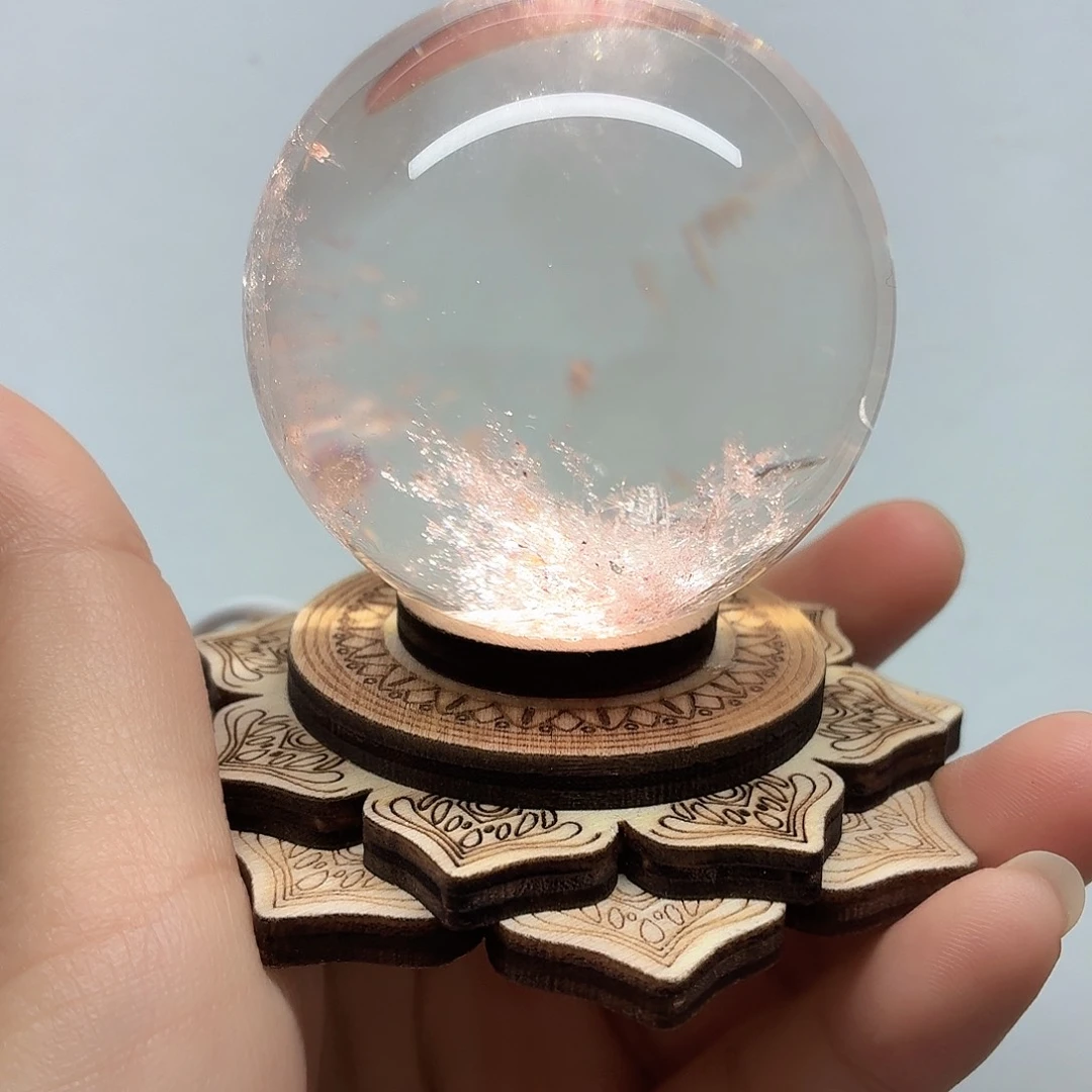 珠宝半成品未镶嵌水晶粉阿塞57