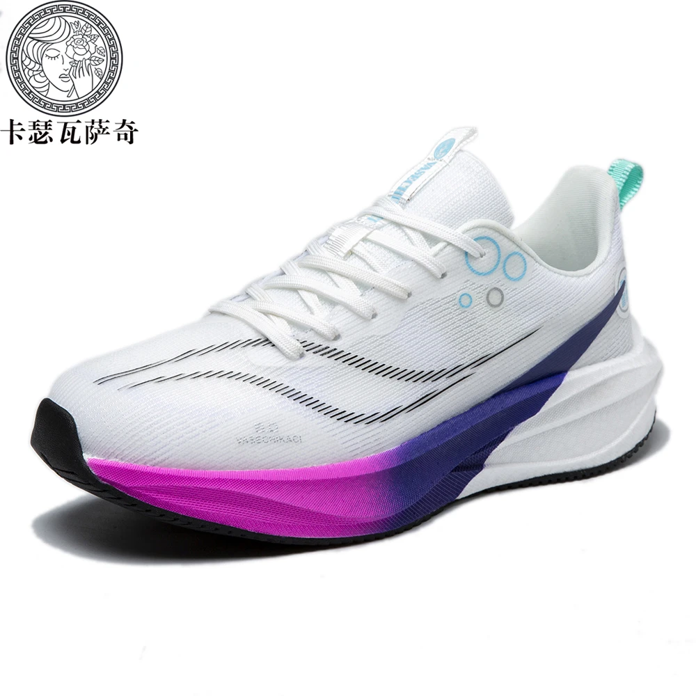 【体考体测】竞速碳板+爆米花云朵悬浮减震高弹运动透气情侣休闲鞋