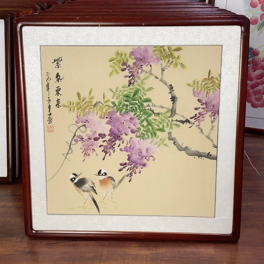国画带框尺寸63*63厘米