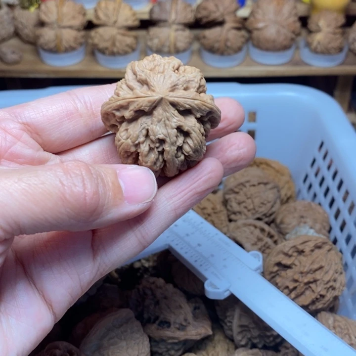 没***白把件文玩核桃文玩