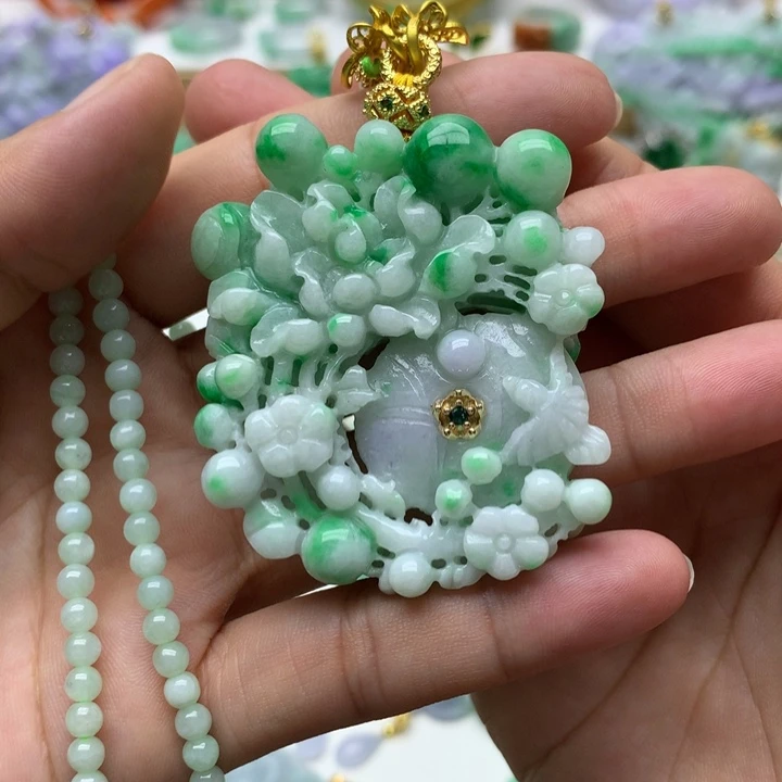 颈饰未镶嵌翡翠翡翠