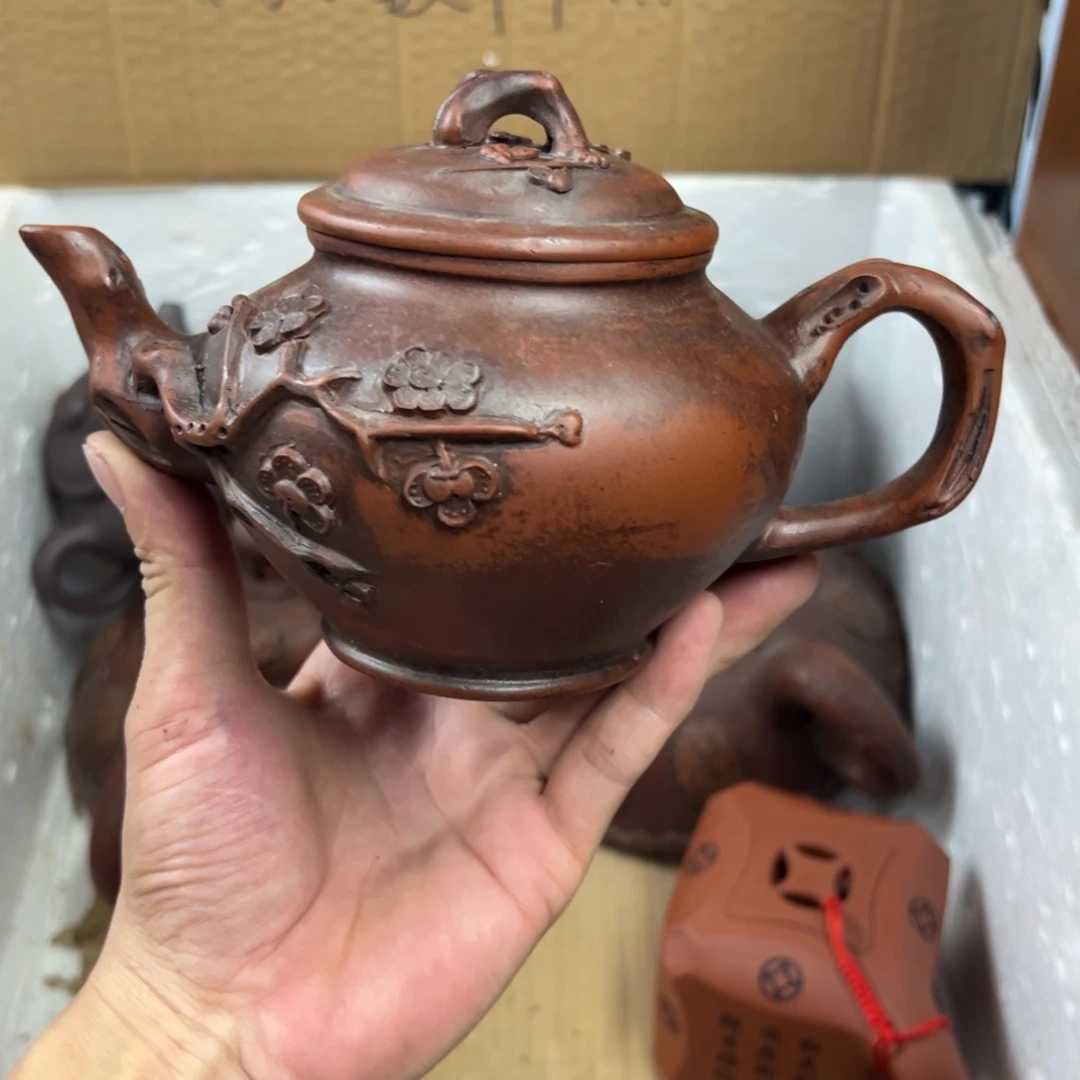 茶壶紫砂宜兴原矿紫砂壶450毫升容量