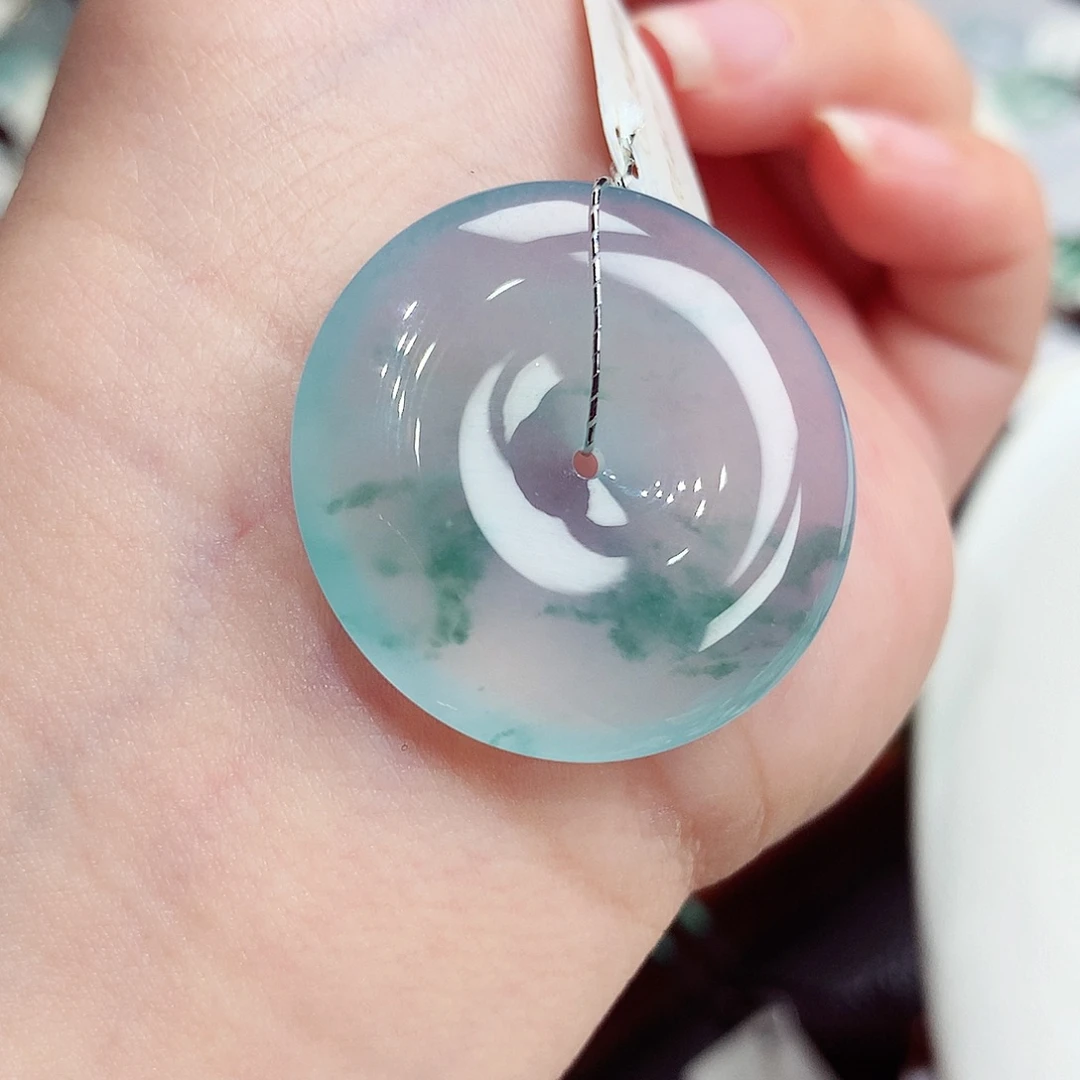 翡翠未镶嵌颈饰翡翠100，28.2/5