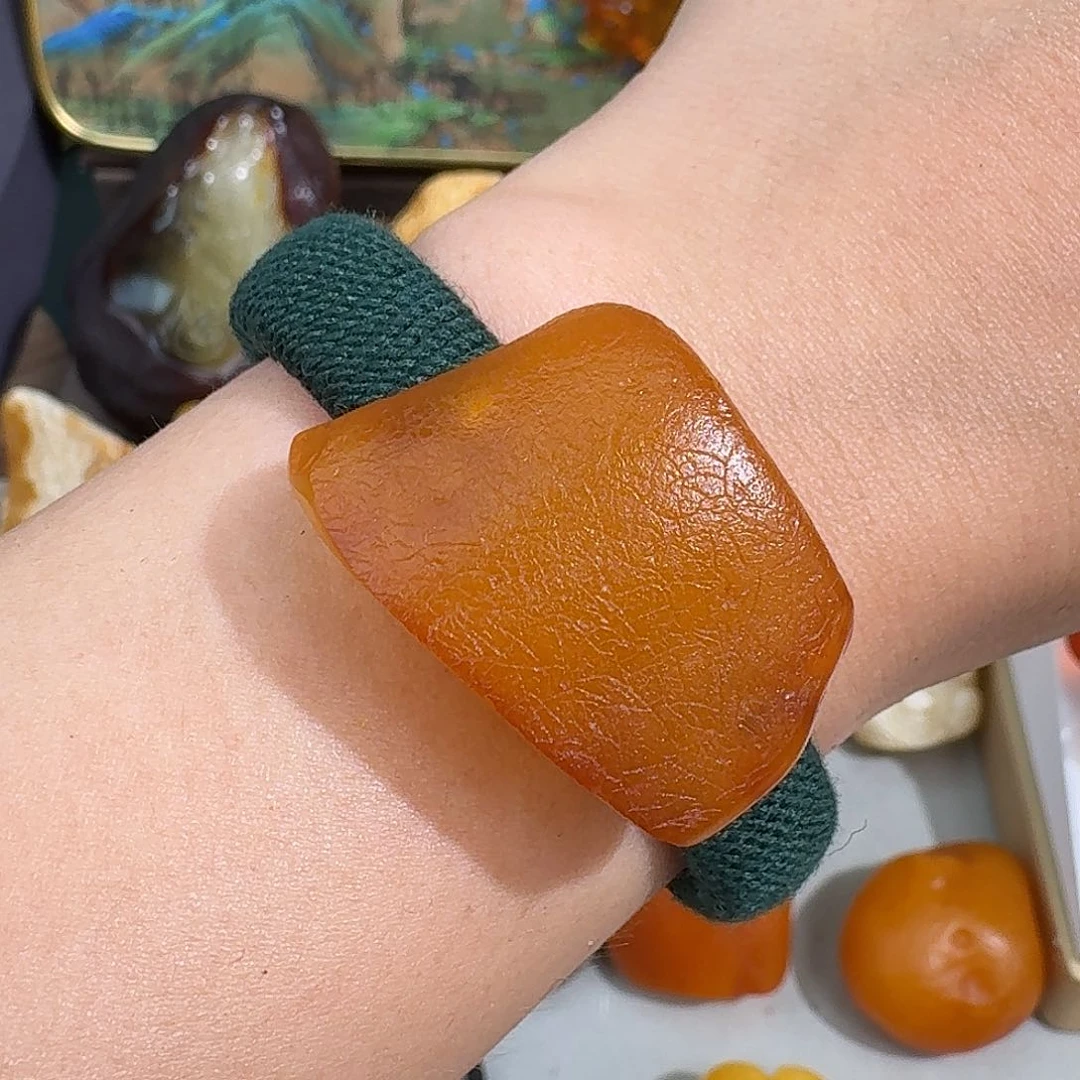 未镶嵌琥珀裸石我