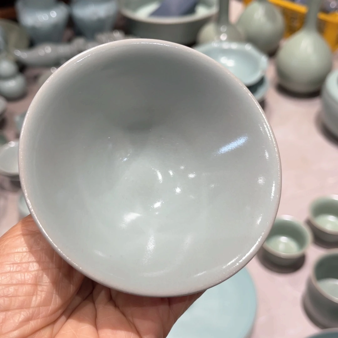 瓷杯子仿古微瑕占稳老师杯子