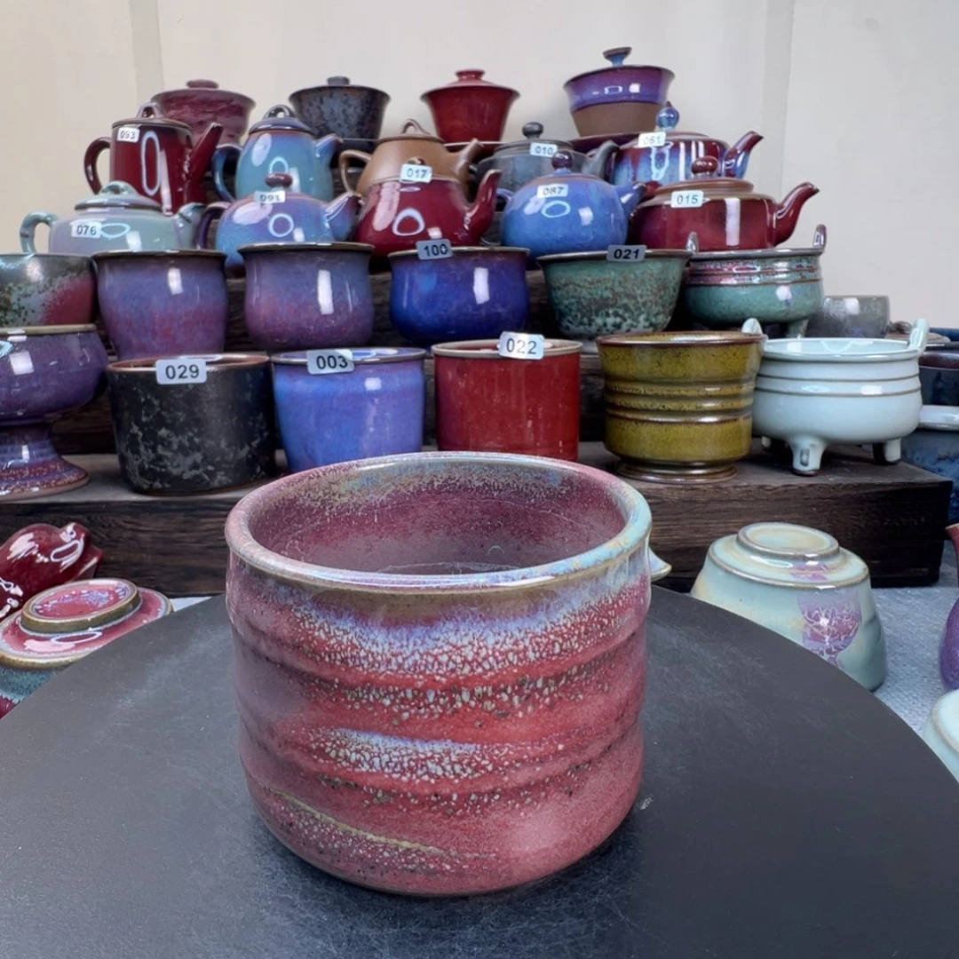 特价炉钧竹节杯满容130ml