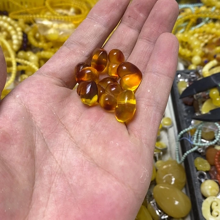 裸石蜜蜡未镶嵌多样性发货其一
