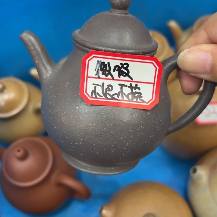 紫砂茶壶宜兴原矿天青