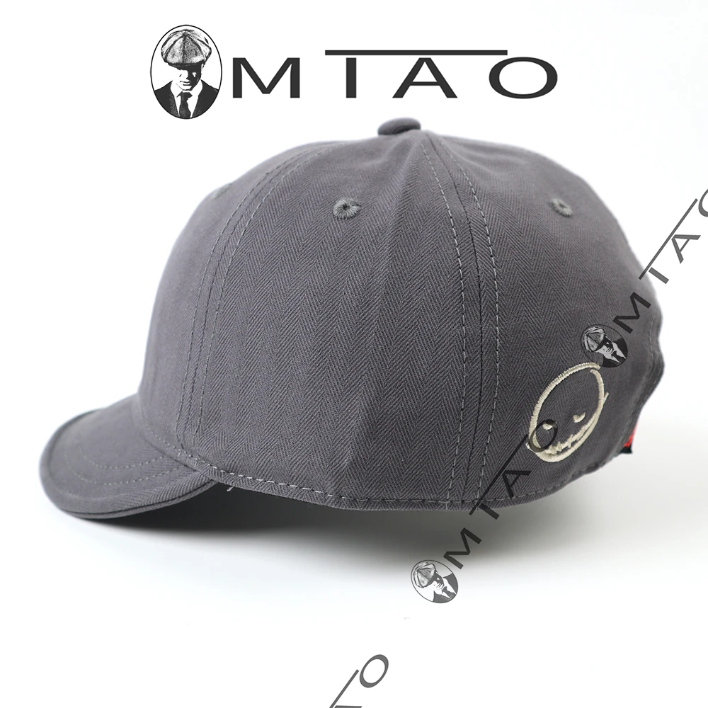 日系刺绣软檐短檐鸭舌帽子时尚男女春夏季学生百搭防晒棒球帽软顶