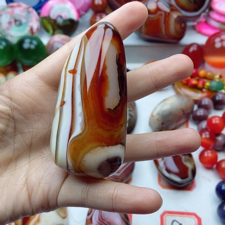 玛瑙/玉髓珠宝奇石未镶嵌嘻*