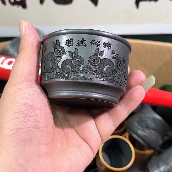 茶杯紫砂学*全手工紫砂主人杯