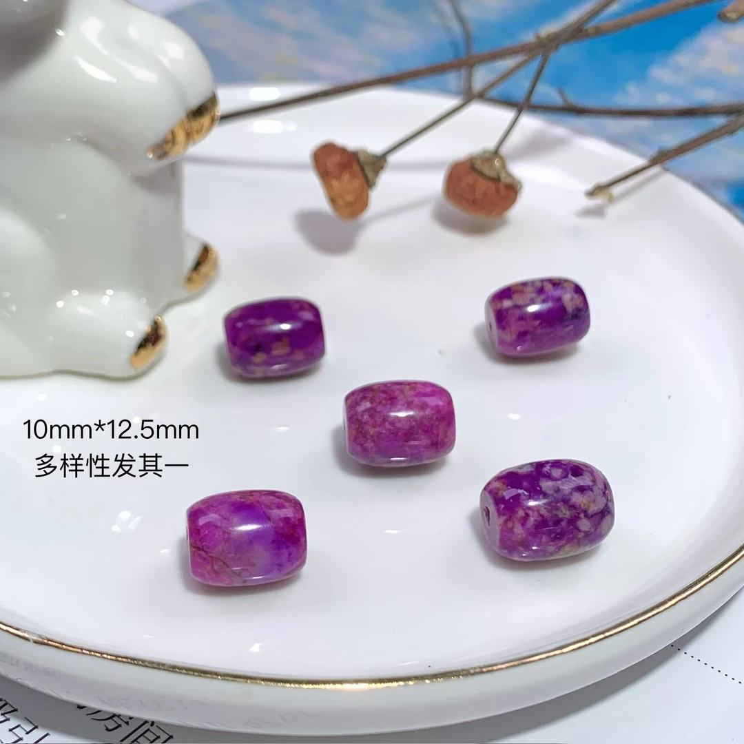 潮生石丨舒俱来桶珠单珠/10mm/多样性发其一/Q00021