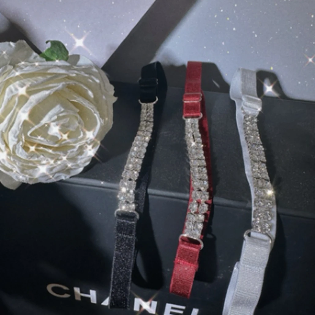 非金属仿水晶脚链 珍珠挂链  腿环 超级闪 三色百搭