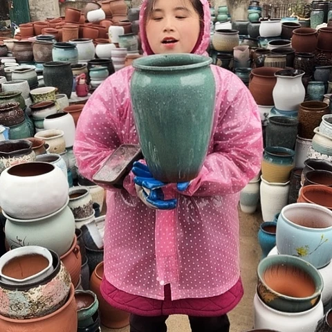 口20高30瑕疵盆瑕