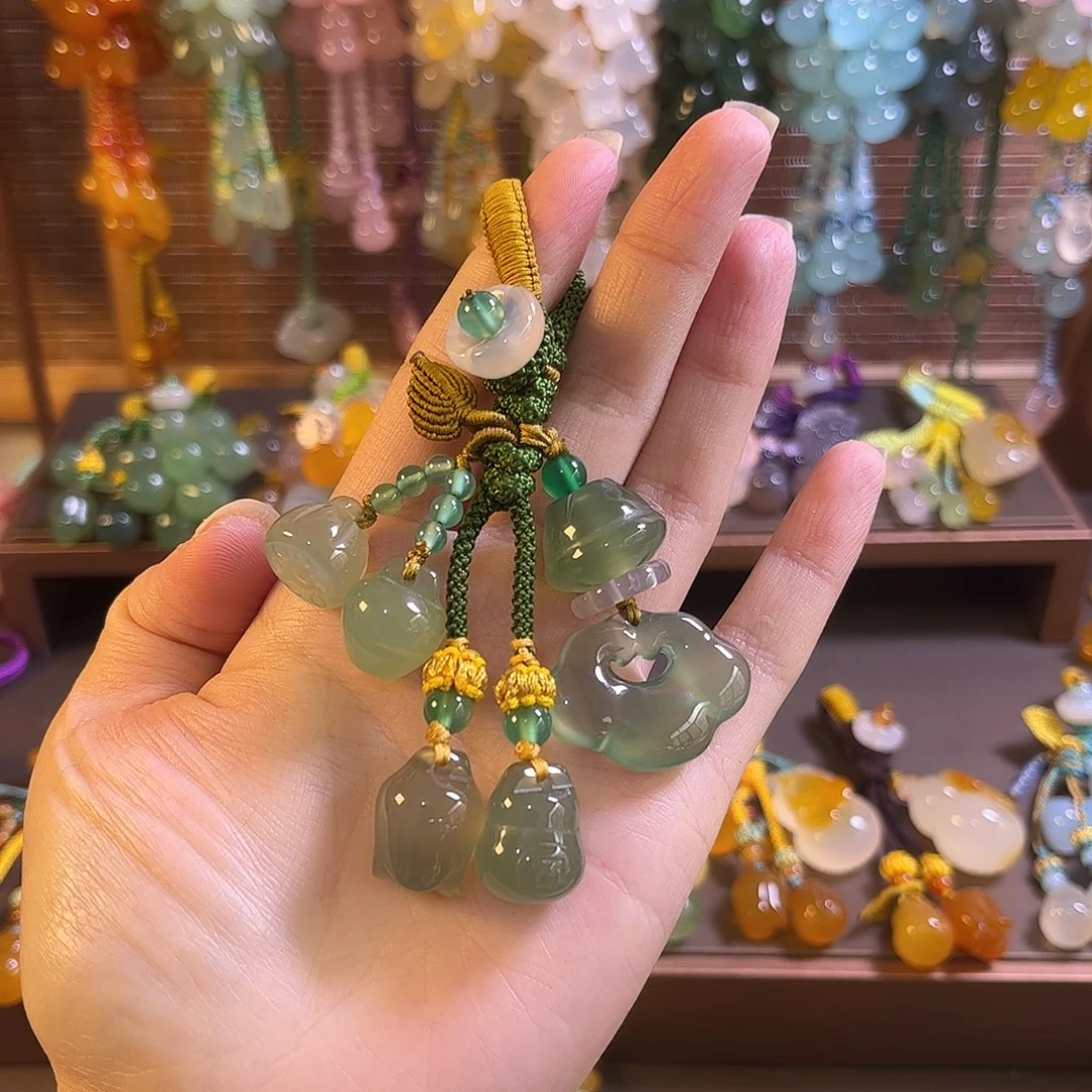 玛瑙/玉髓未镶嵌车挂