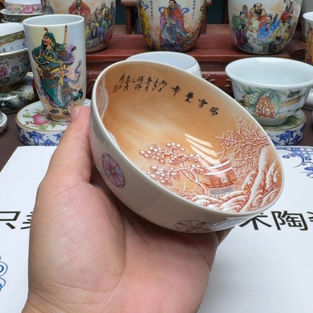 景德镇手工手绘展示