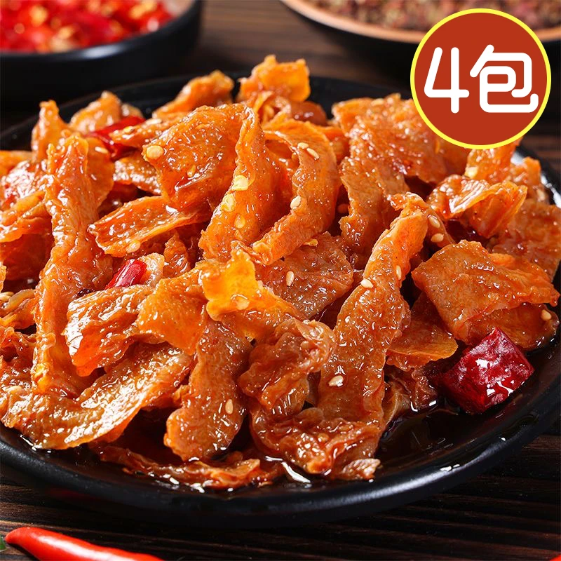 湖南特产长沙魔芋干香辣魔芋丝网红麻辣零食休闲解馋即食小吃批发