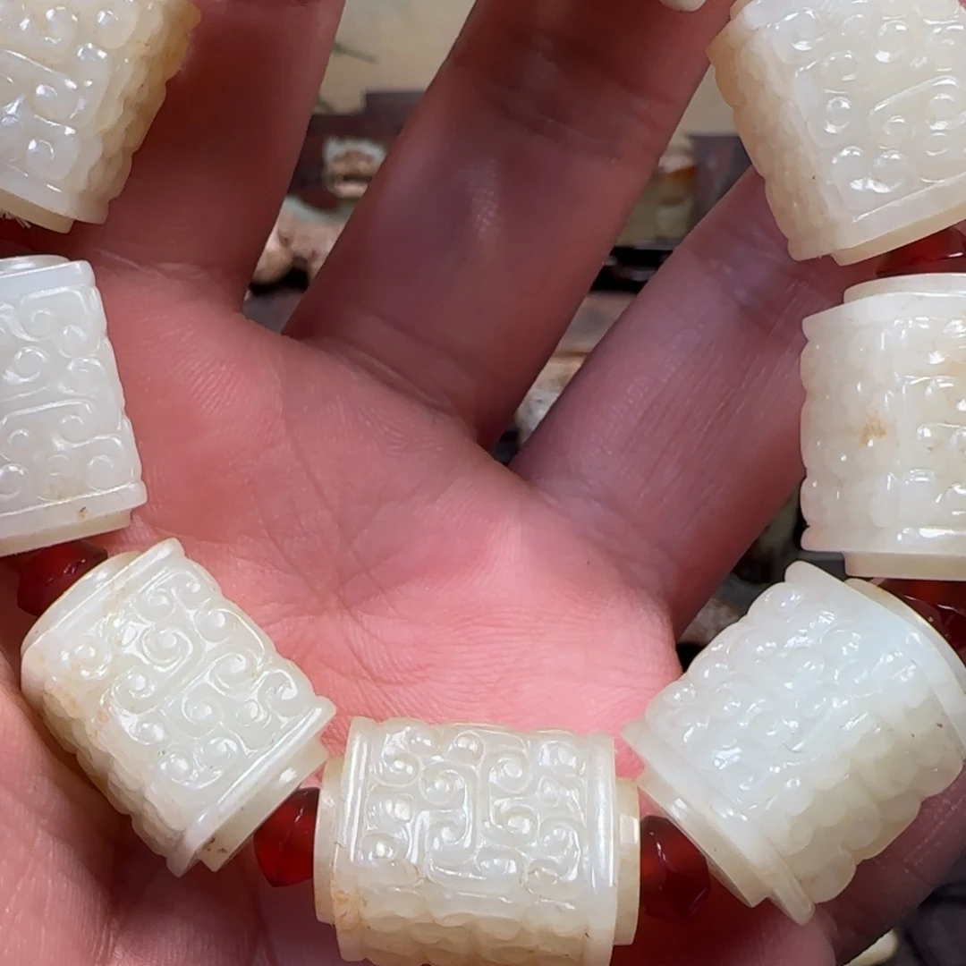 和田玉（糖玉）未镶嵌车挂