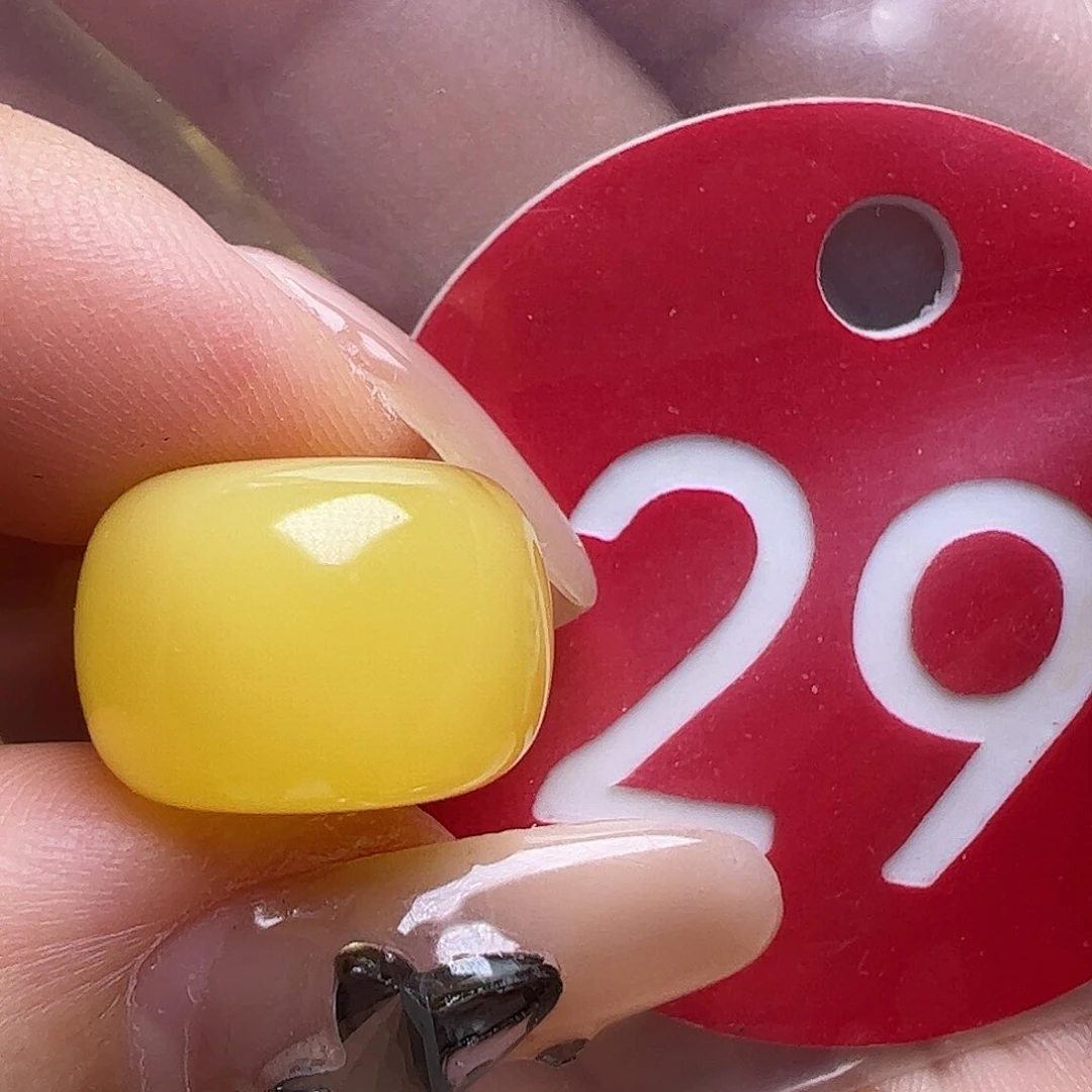 蜜蜡未镶嵌珠宝奇石14mm墩子