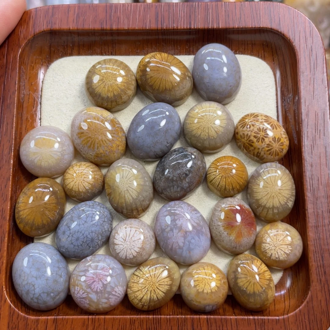 硅化玉未镶嵌颈饰上新戒面50米1个