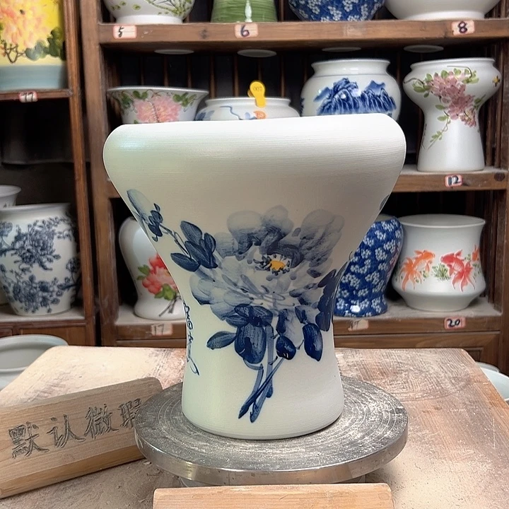 陶火窝兰兰牡丹 陶瓷陶瓷陶瓷