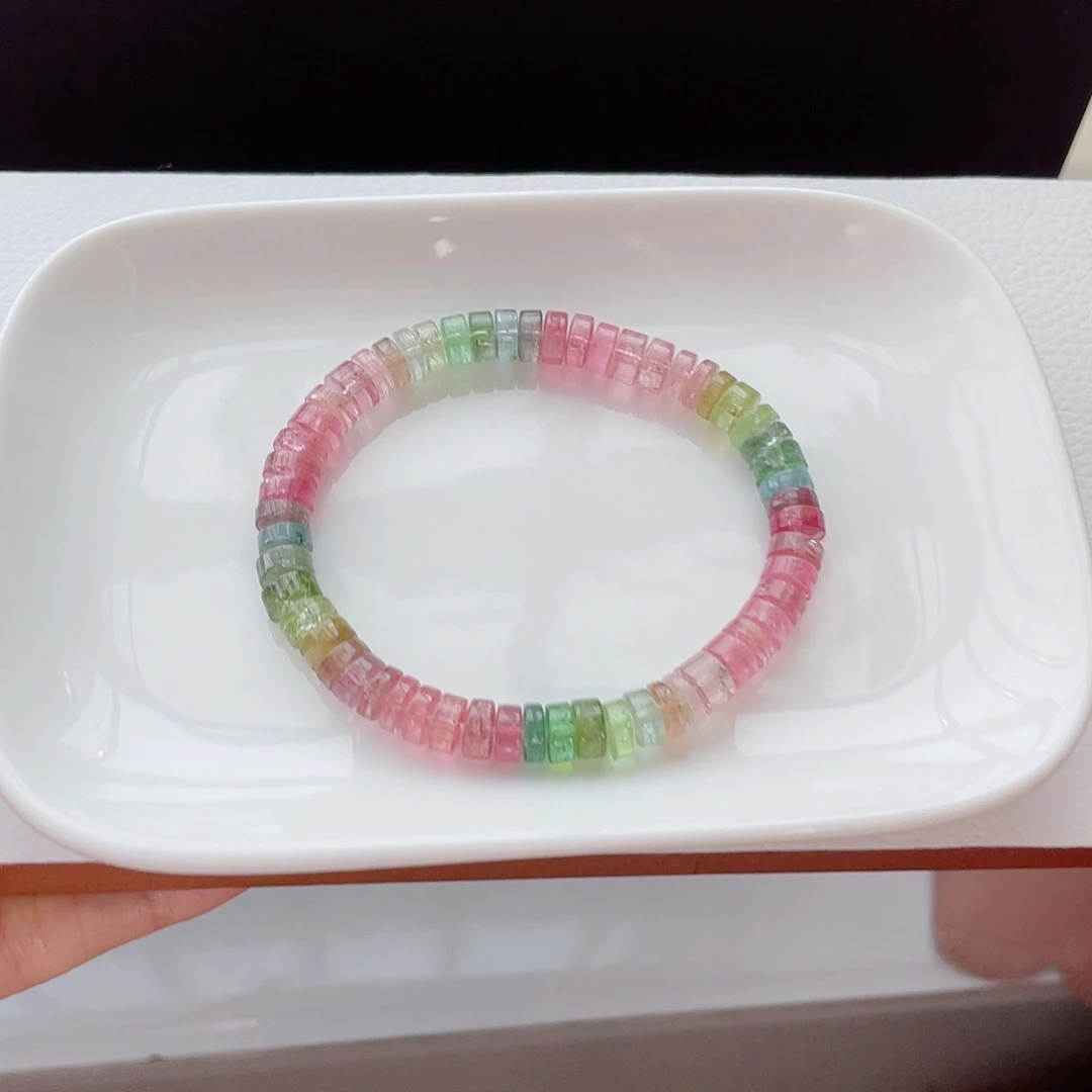 碧玺未镶嵌手链碧玺手链