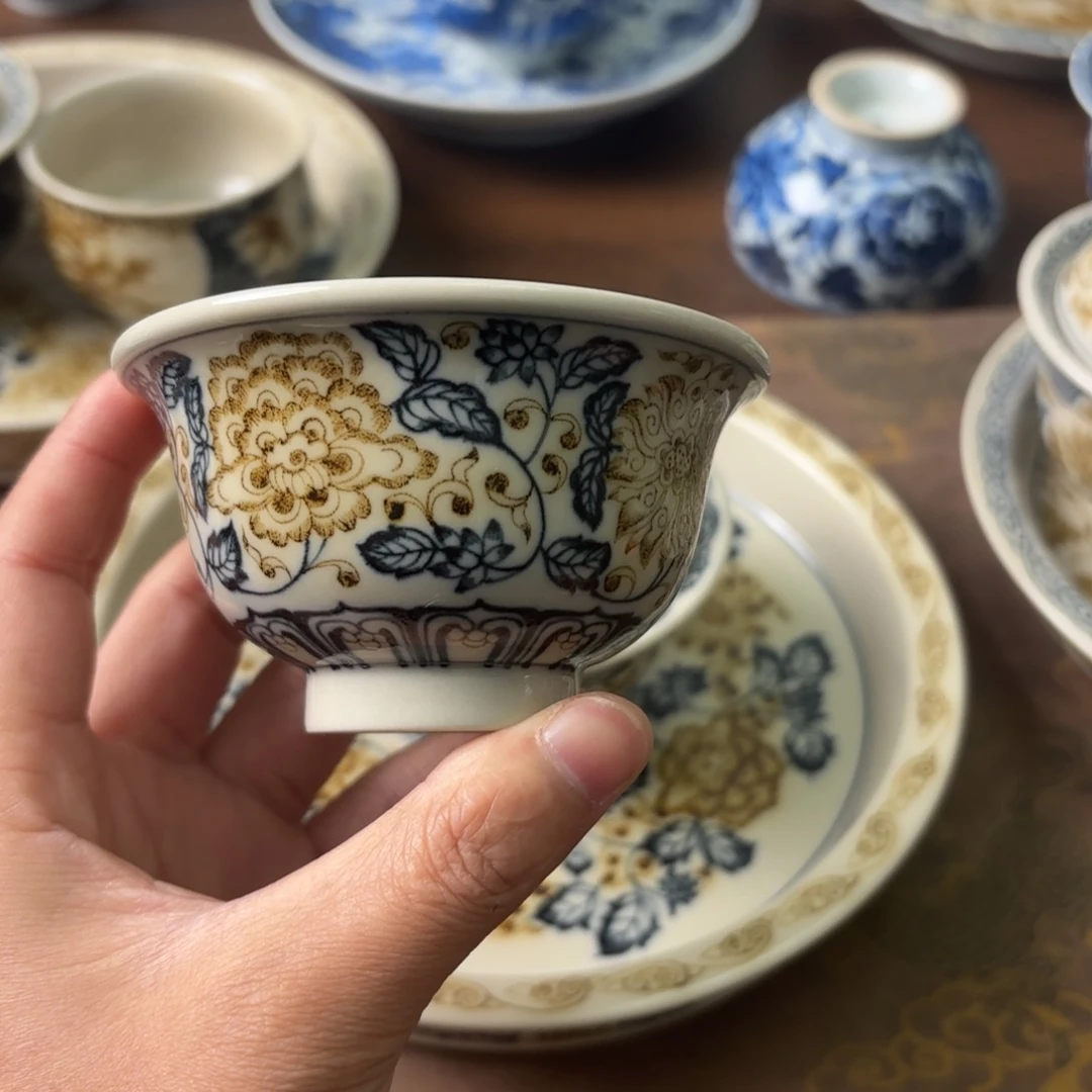 摆件陶瓷景德镇手绘茶器